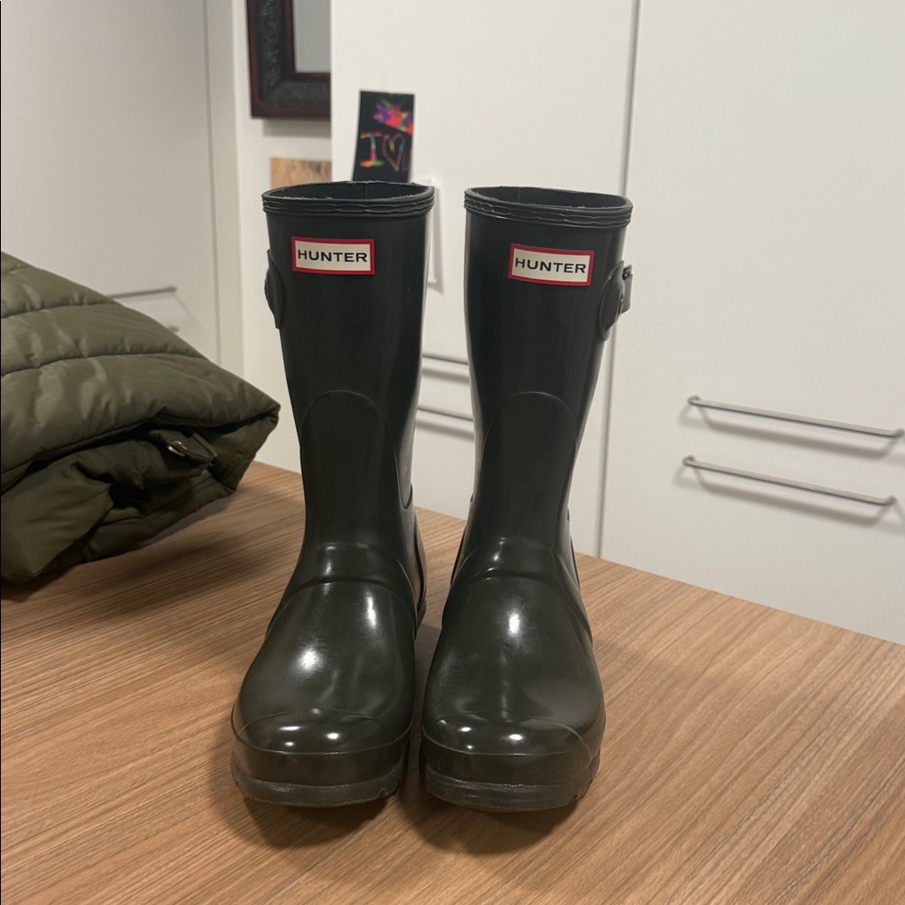 Hunter Green Women's Winter & Rain Boots